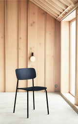 Strom Eetkamerstoel - Set van 4 - Zwart - Eetkamerstoelen - Rebellenclub