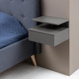 Suco Nachtkastje - 35 x 32 cm - Grijs - Nachtkastjes - Rebellenclub