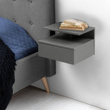 Suco Nachtkastje - 35 x 32 cm - Grijs - Nachtkastjes - Rebellenclub