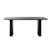 Taree Eetkamertafel - 190 x 100 cm - Zwart - Eetkamertafels - Rebellenclub