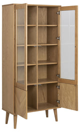 Tarnaby Vitrinekast - Eiken Visgraat - Vitrinekasten - Rebellenclub