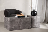 Tusani Salontafel - 80 x 60 cm - Grijs Betonlook - Salontafels - Rebellenclub