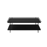 Ubud Salontafel 110 x 55 cm - Zwart - Salontafels - Rebellenclub