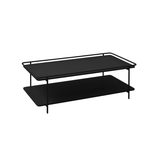 Ubud Salontafel 110 x 55 cm - Zwart - Salontafels - Rebellenclub