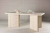 Vimmerby Eetkamertafel - 180 x 90 cm - Whitewash - Eetkamertafels - Rebellenclub
