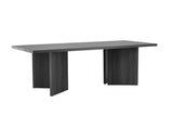 Vimmerby Eetkamertafel - 240 x 100 cm - Zwart - Eetkamertafels - Rebellenclub