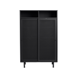 Virke Wandkast M - Zwart - Wandkasten - Rebellenclub