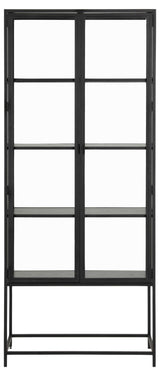 Vitrinekast Mando - Zwart - Vitrinekasten - Rebellenclub