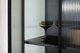 Vitrinekast Sollia - Zwart - Kasten - Rebellenclub