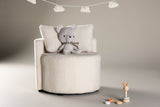 Voss Kinderfauteuil - Wit Teddy - Kinderbanken - Rebellenclub