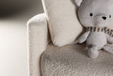 Voss Kinderfauteuil - Wit Teddy - Kinderbanken - Rebellenclub