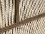 Yass Dressoir - Smoked Eiken met Rattan - Dressoirs - Rebellenclub