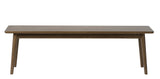 Yass Eetkamerbankje - 150 x 35 cm - Smoked Eiken - Eetkamerbanken - Rebellenclub