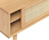 Yass TV-meubel - Eiken met Rattan - TV-meubels - Rebellenclub