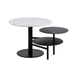 Zulia Salontafel - ø60 - Wit Marmer - Salontafels - Rebellenclub