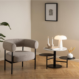 Zulia Salontafel - ø60 - Wit Marmer - Salontafels - Rebellenclub
