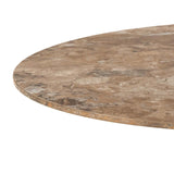 Alva Eetkamertafel - ø90 cm - Marmerlook