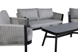 Amary Loungeset - Zwart - Loungesets - Rebellenclub