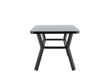 Amary Tuintafel - 160 x 90cm - Zwart - Rechthoekige Eetkamertafels - Rebellenclub