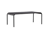 Apollo Tuintafel - 200 x 100 cm - Antraciet - Rechthoekige Tuintafels - Rebellenclub