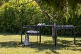 Apollo Tuintafel - 200 x 100 cm - Antraciet - Rechthoekige Tuintafels - Rebellenclub