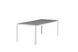 Argento Tuintafel - 205 x 90 cm - Grijs - Rechthoekige Tuintafels - Rebellenclub