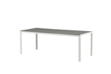 Argento Tuintafel - 205 x 90 cm - Grijs - Rechthoekige Tuintafels - Rebellenclub