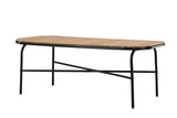 Aspen Tuintafel - 200 x 90cm - Naturel Hout - Rechthoekige Eetkamertafels - Rebellenclub