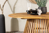 Aurum Tuintafel - ø120cm - Hout - Ronde Eetkamertafels - Rebellenclub