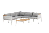 Bora Hoekloungeset - Wit - Loungesets - Rebellenclub