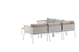 Bora Hoekloungeset - Wit - Loungesets - Rebellenclub