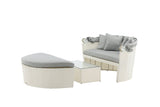 Brisko Loungebed - Wit - Ligstoelen - Rebellenclub