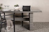 Brisko Tuintafel - 200 x 100cm - Grijs - Rechthoekige Eetkamertafels - Rebellenclub