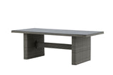 Brisko Tuintafel - 200 x 100cm - Grijs - Rechthoekige Eetkamertafels - Rebellenclub