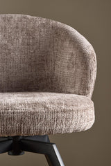 Cadomin Eetkamerstoel - Bruin Velvet - - Rebellenclub