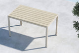 Cappero Tuintafel - 140 x 80 cm - Beige - Rechthoekige Tuintafels - Rebellenclub