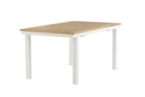 Castor Tuintafel - 160 x 90 cm - Wit - Rechthoekige Tuintafels - Rebellenclub