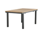 Castor Tuintafel - 160 x 90 cm - Zwart - Rechthoekige Tuintafels - Rebellenclub