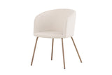 Cerreto Eetkamerstoel - 55x78x55cm - Creme