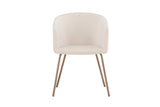 Cerreto Eetkamerstoel - 55x78x55cm - Creme