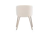 Cerreto Eetkamerstoel - 55x78x55cm - Creme