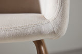 Cerreto Eetkamerstoel - 55x78x55cm - Creme