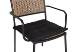 Clove Tuintoel - Set van 4 - Naturel Rattan - Tuinstoelen - Rebellenclub