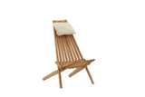 Cream Tuin Loungestoel - Naturel Hout - Loungestoelen - Rebellenclub