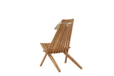 Cream Tuin Loungestoel - Naturel Hout - Loungestoelen - Rebellenclub