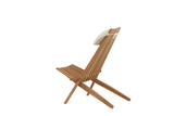 Cream Tuin Loungestoel - Naturel Hout - Loungestoelen - Rebellenclub