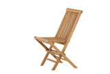 Crema Tuinstoel - Set van 2 - Naturel Hout - Tuinstoelen - Rebellenclub