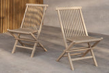 Crema Tuinstoel - Set van 2 - Whitewash - Tuinstoelen - Rebellenclub