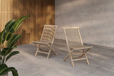 Crema Tuinstoel - Set van 2 - Whitewash - Tuinstoelen - Rebellenclub