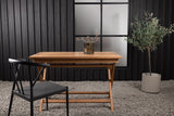Crema Tuintafel - 120 x 70 cm - Naturel Hout - Rechthoekige Tuintafels - Rebellenclub
